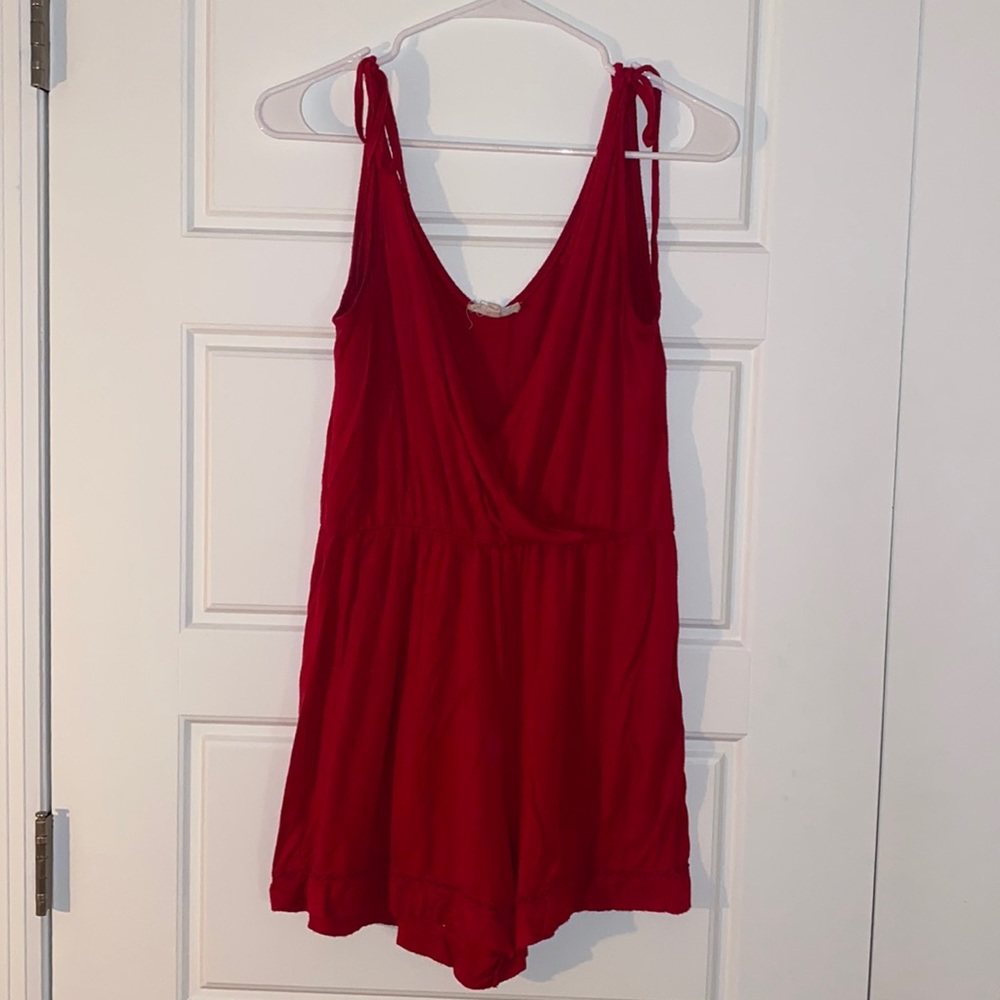 Little red romper